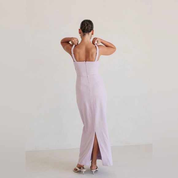 Sabo Skirt - Zendra Midi Dress - Lavender - Picture 2 of 7